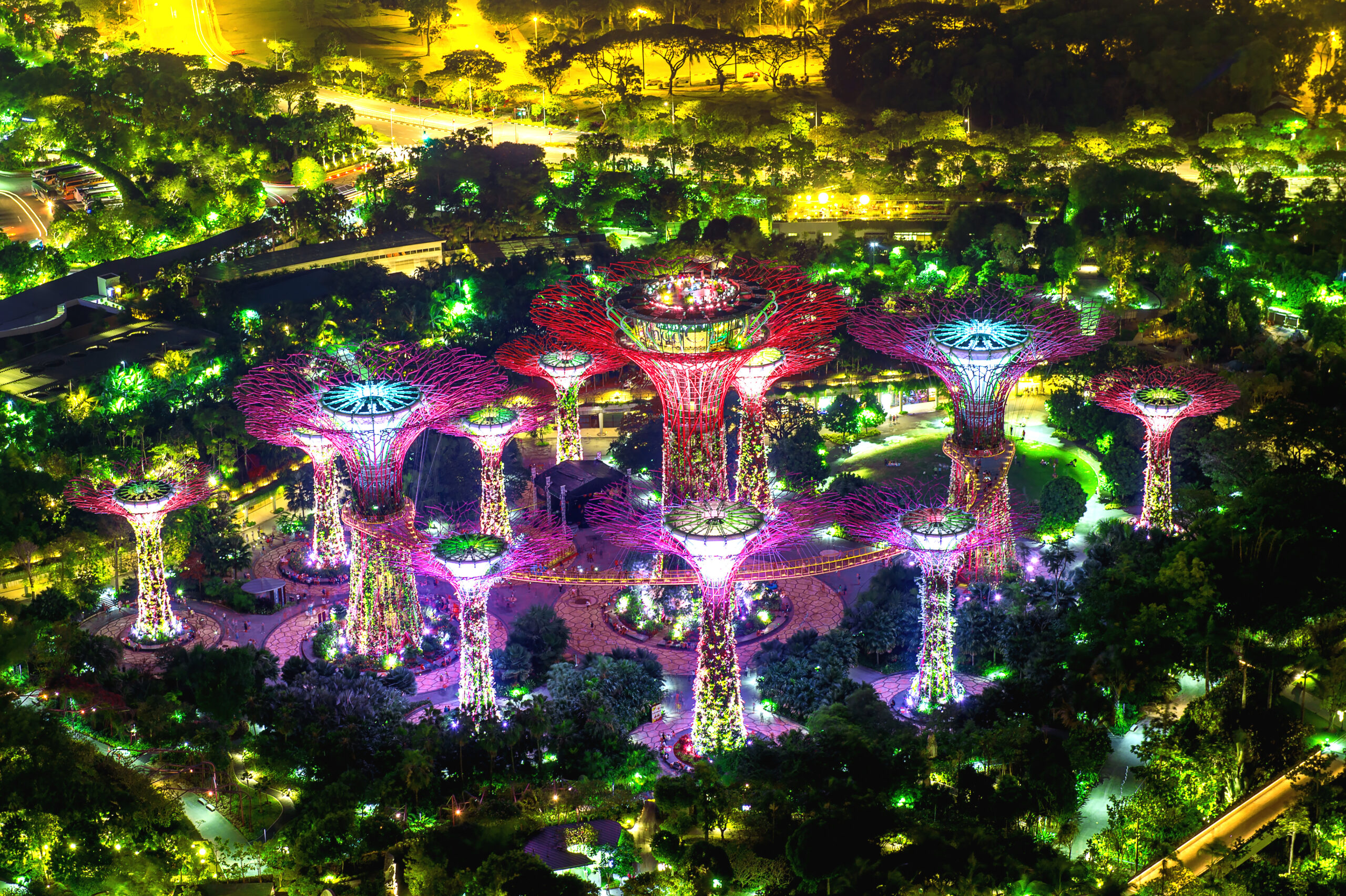 super tree garden by bay singapore scaled